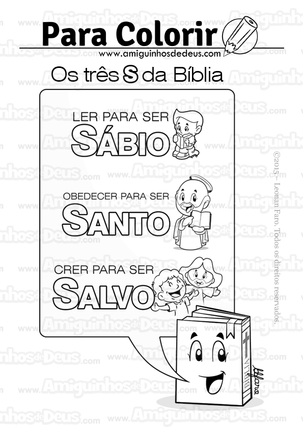 setembro mes da biblia desenho para colorir