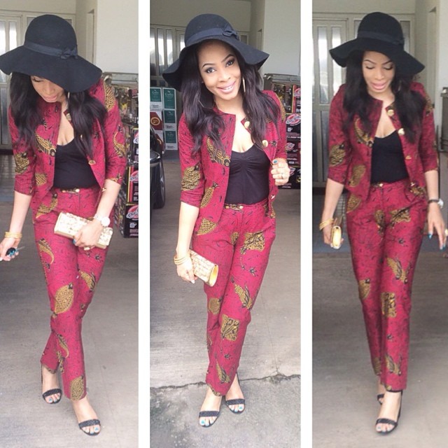 ankara suit style