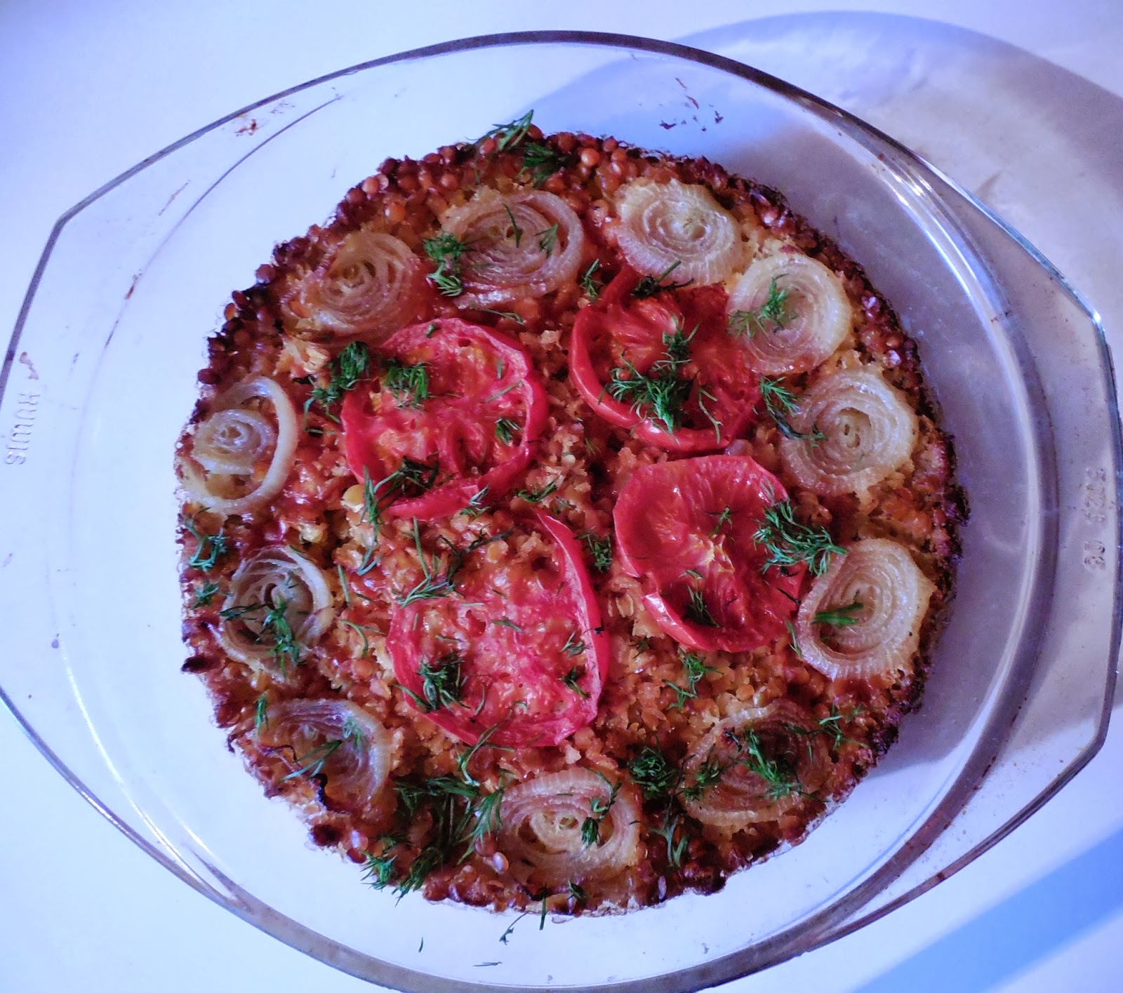 Linte rosie la cuptor