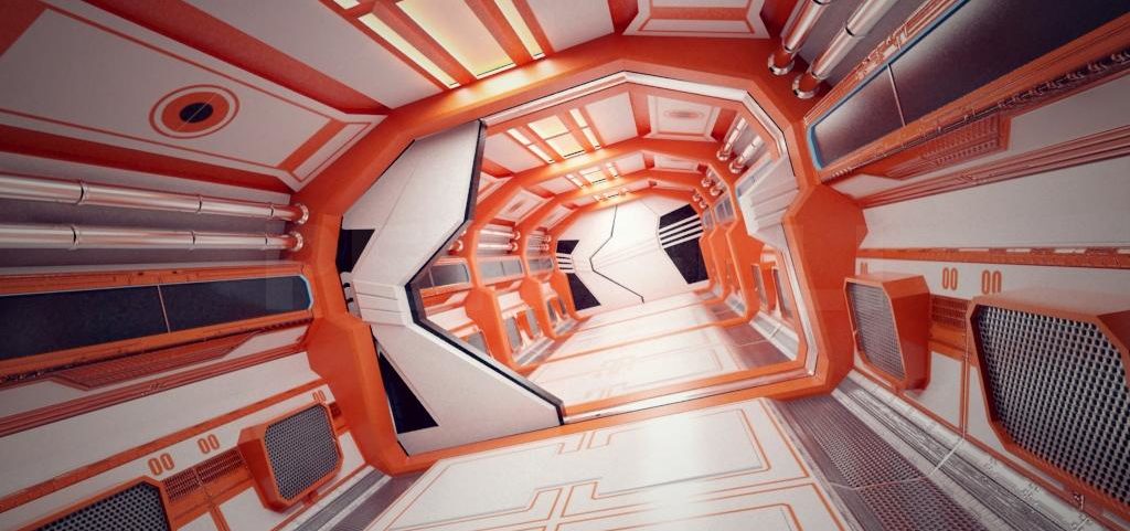 Sci-fi corridor