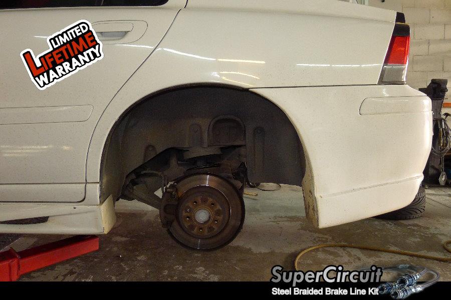SUPERCIRCUIT Steel Braided Brake Lines Volvo S60 Steel Braided Brake