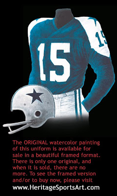 Dallas Cowboys 1960 uniform