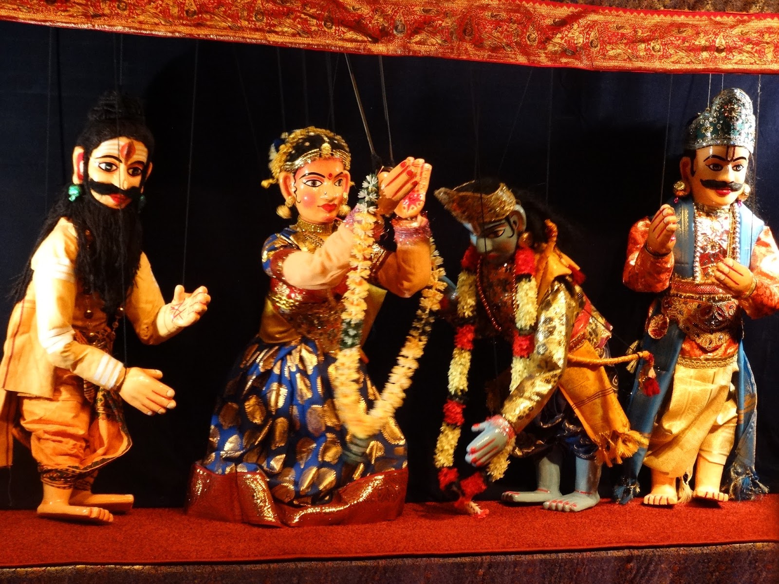 Neither here nor there Liz's travels Bommalattam Indian puppet theatre