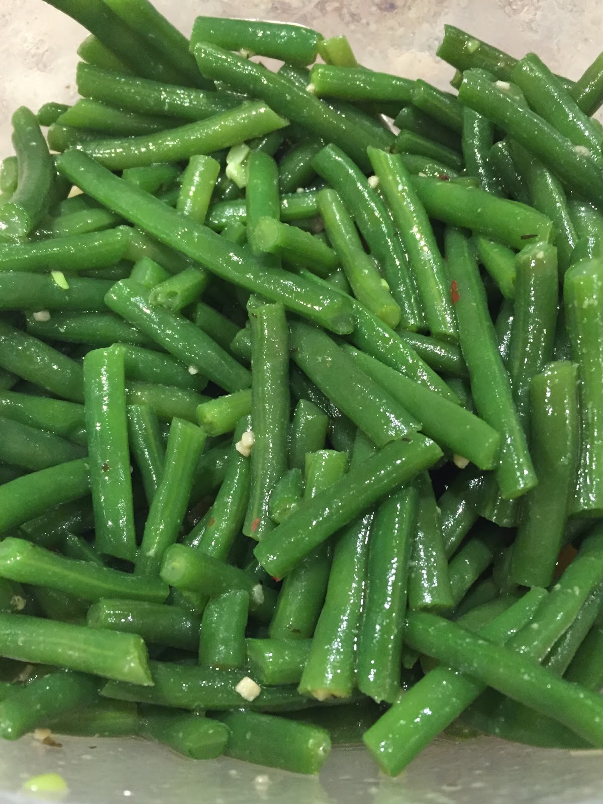 LIFE IS GOOD GREEN BEANS WITH LEMON DIJON DRESSING
