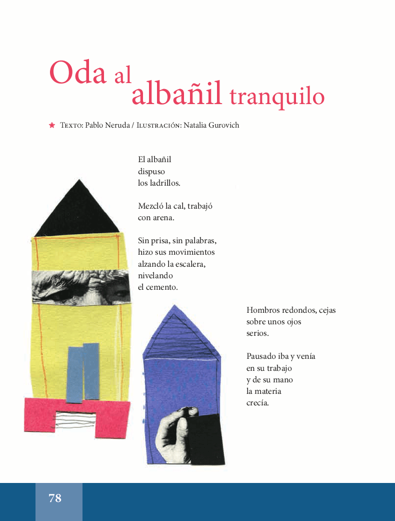 Oda al albañil tranquilo - Español Lecturas 5to 2014-2015