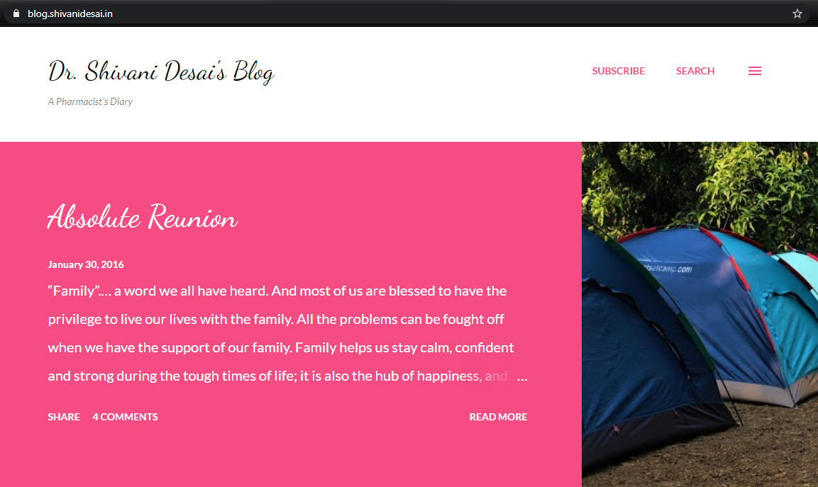 Dr Shivani Desai's Blog