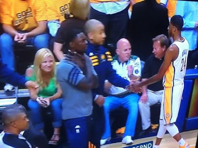 2012 Nba Playoffs Indiana Pacers Lance Stephenson Throws Up The Choke 