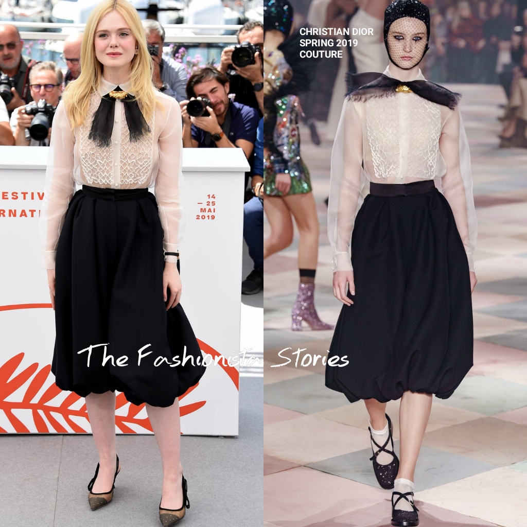 elle fanning gucci dress cannes
