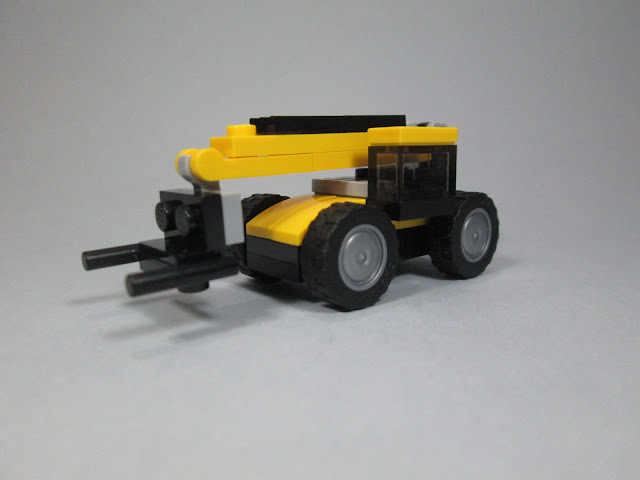 Set LEGO 31041 Creator Construction Vehicles - modelo 3 -  telehandler