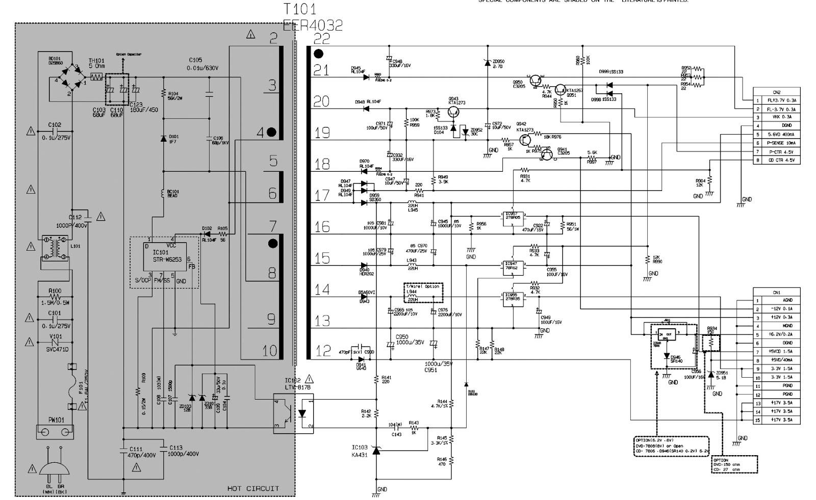 Применяемость и схемы включения ПЗС-сенсоров SONY и PANASONIC для видеокамер R