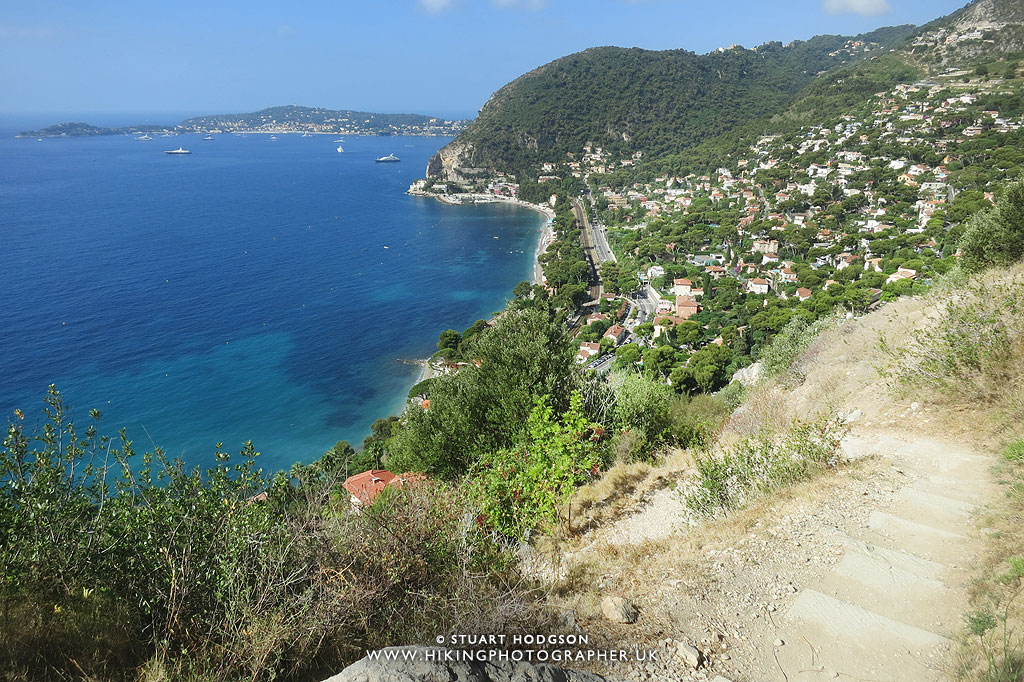 Eze Village France Nietzsche Path trail steps hotel accomodation french riviera nice Chateau-de-la-Chevre-d'O  jardin botanique