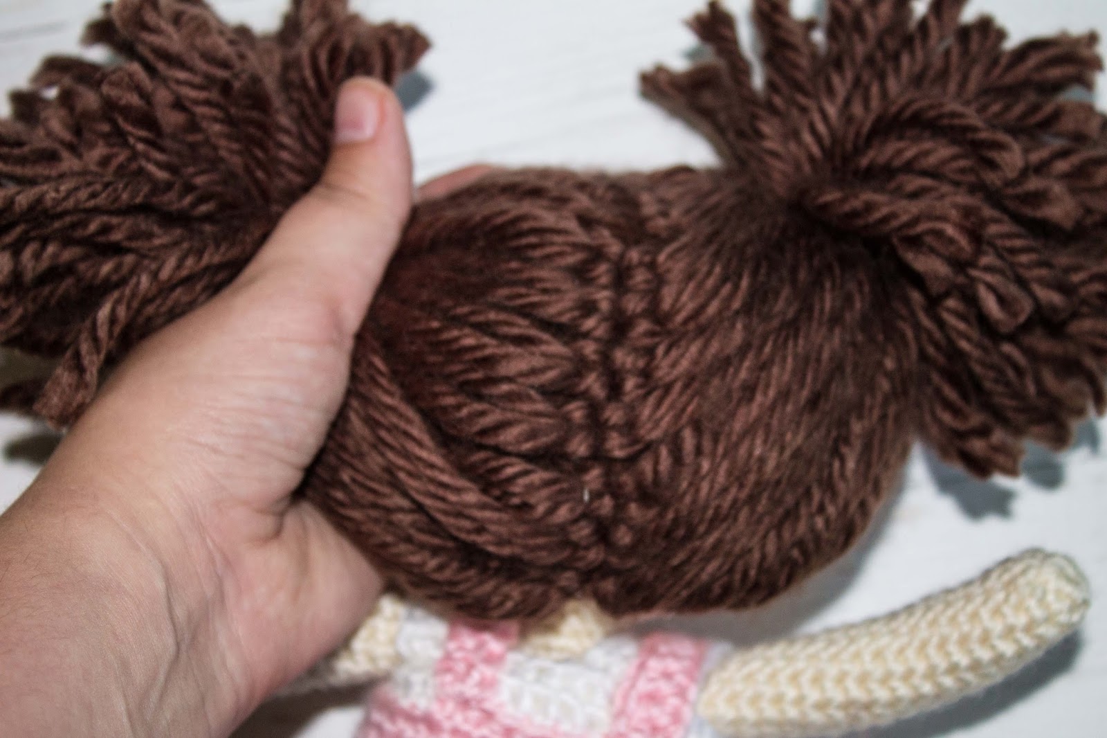 How to Attach Hair to a Crochet Doll