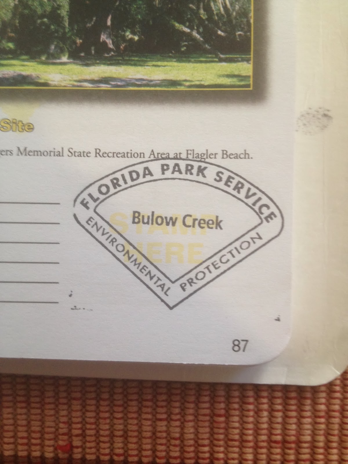 Watching the Sun Bake Ending the Florida State Park Passport Stamp
