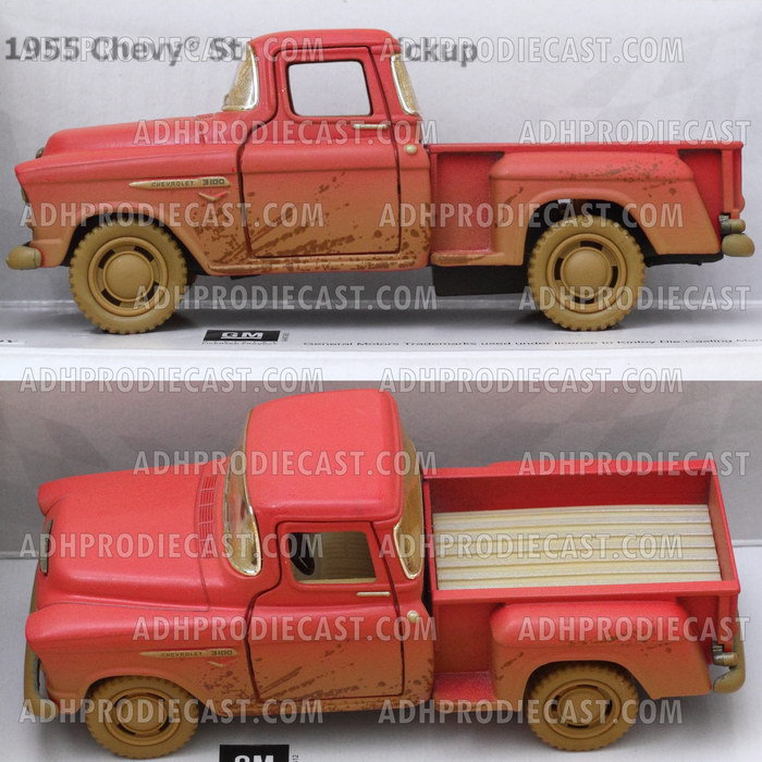 Chevy Stepside Pick-Up 1955 Dirt (Red-32K)