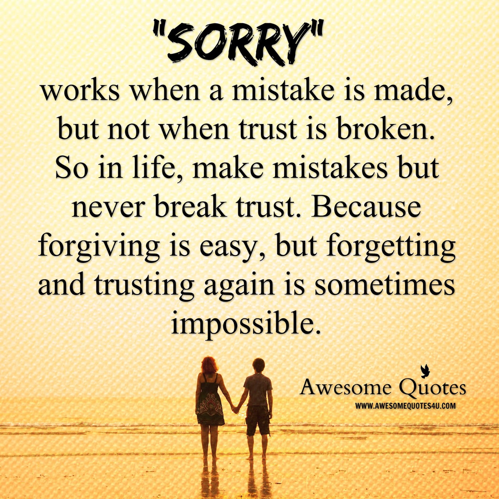 I find that sorry has an arbitrary meaning anymore People say it so often in life that when you mean it it s hard to differentiate when it s real