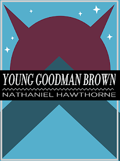 Give an account of how young goodman brown was taken into the  communion of evil.