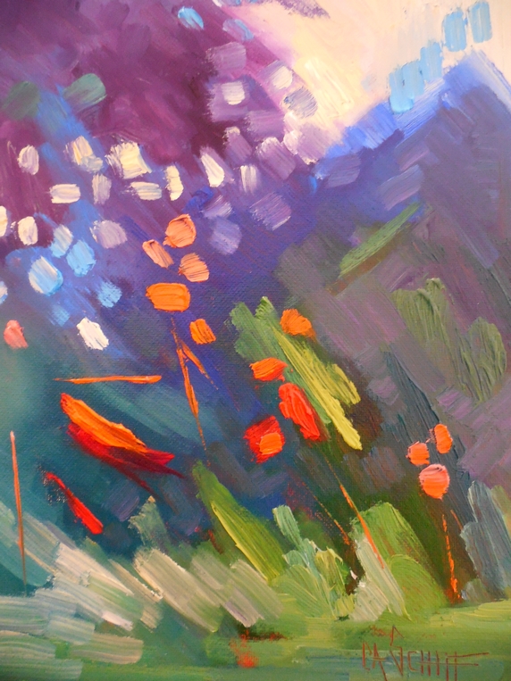 CAROL SCHIFF DAILY PAINTING STUDIO Abstract Landscape, Small Oil