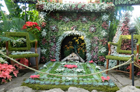 Floral victorian parlour at allan gardens christmas flower show 2012 