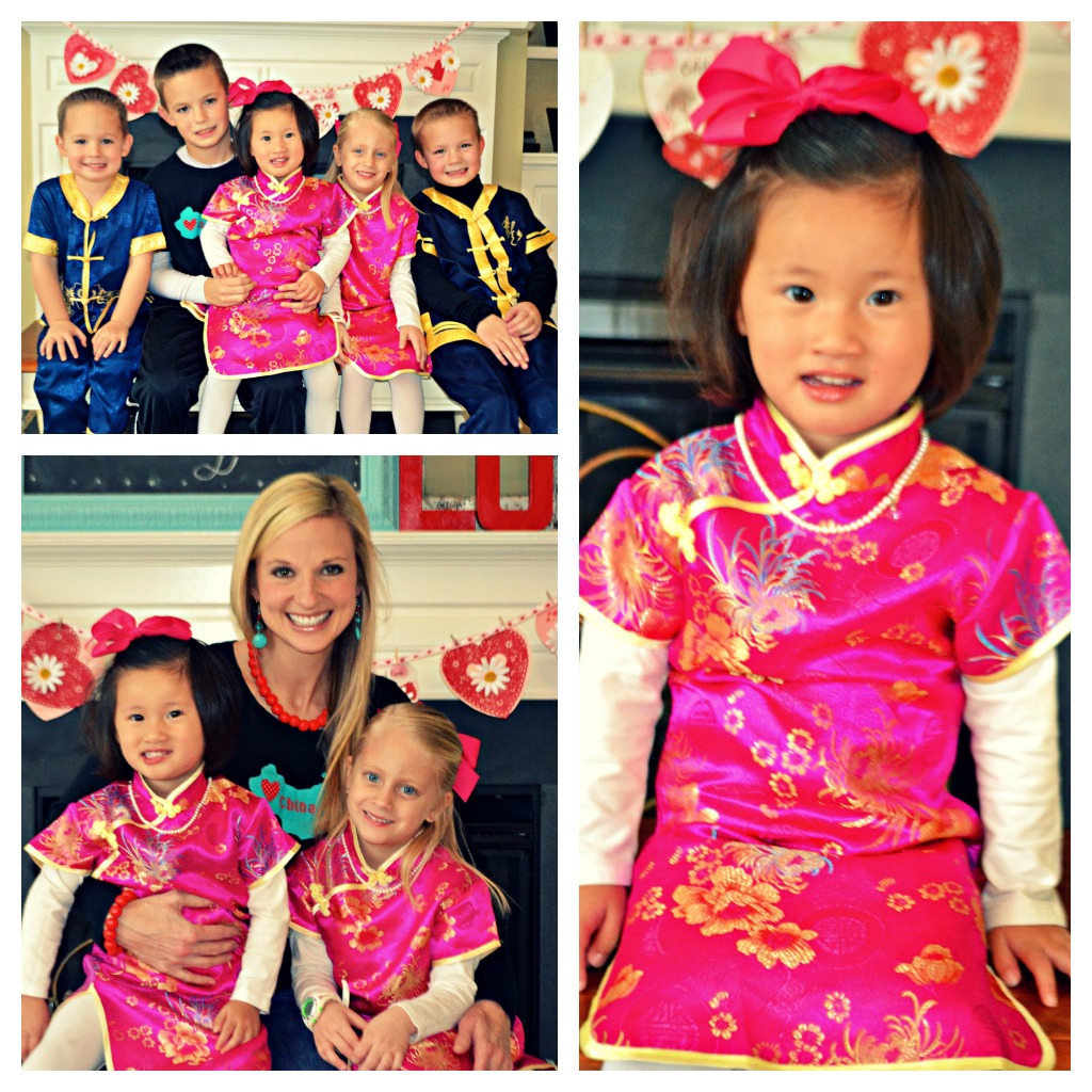 Flower girls chinese new year costume qipao princess lace long sleeve Beyond Our Wildest Dreams: Happy Chinese New Year!