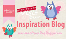 I design voor het Inspiratie blog met creaties gemaakt door het Designteam van Marianne Design