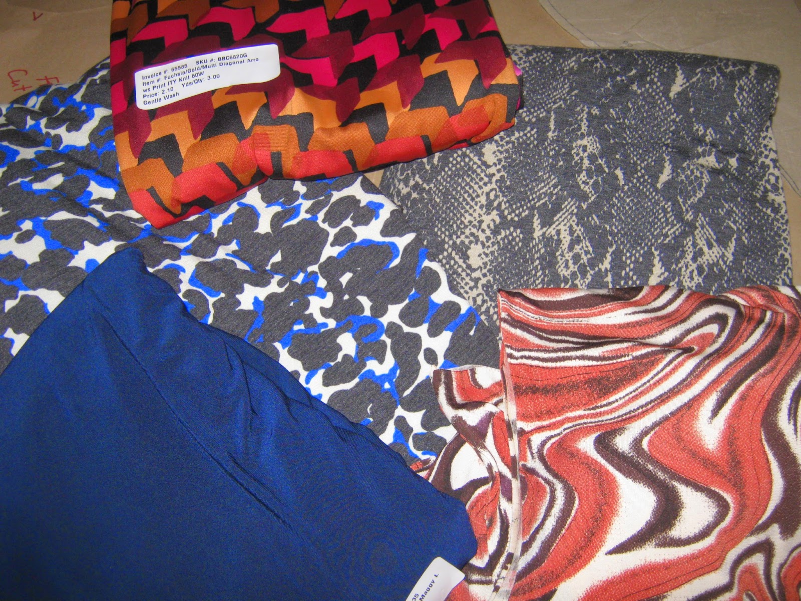 Sew Plus Stash Busting My ITY & Jersery Knit Fabrics