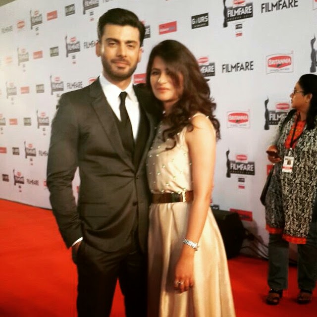 Fawad Khan in Dior with wife Sadaf in Muse Luxe 