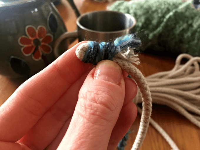 Coiled Yarn Bowl "Nest" Weaving Craft for Kids