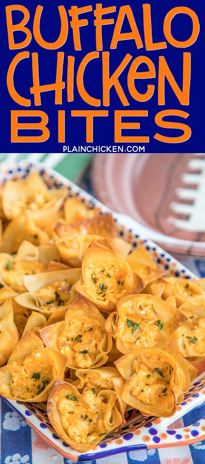 Buffalo Chicken Bites FOOTBALL FRIDAY Plain Chicken®