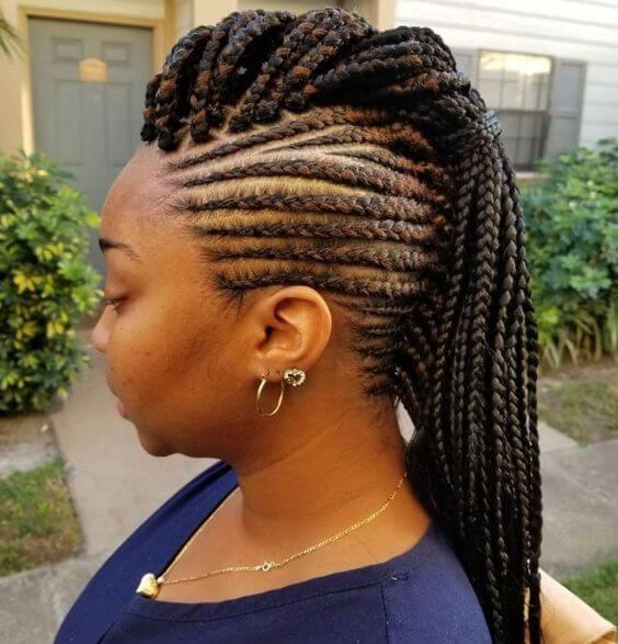 latest cornrows braided hairstyles