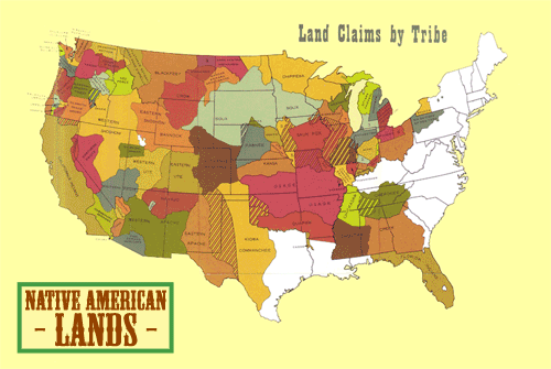 Map of native american lands