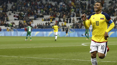 Colombia U23 defeated Nigeria U23 2-0 as both teams reach the quarter finals of Rio Olympic