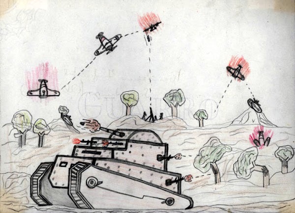 Los dibujos desgarrados de los niños de la Guerra Civil llegan a Xàbia