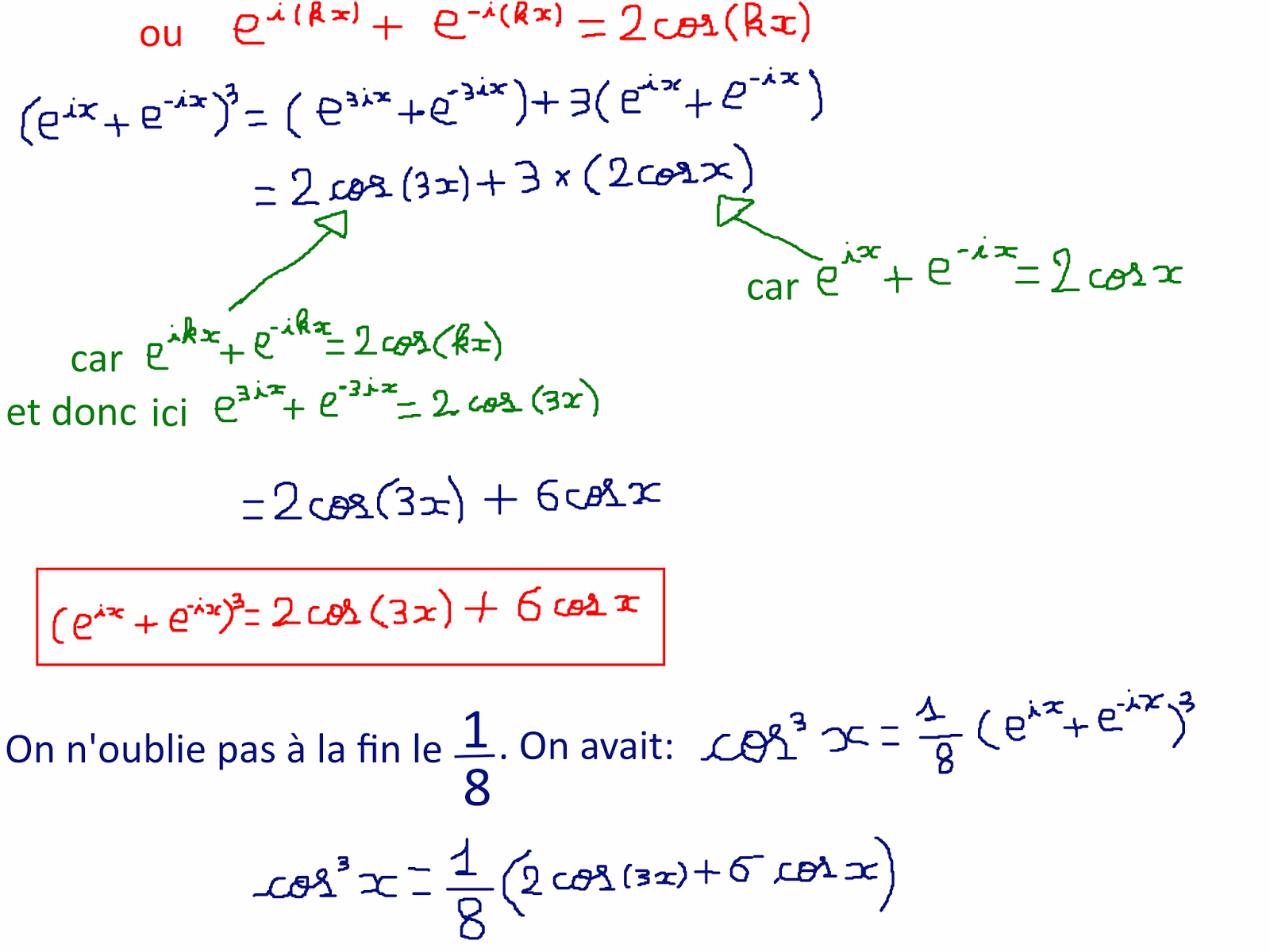 Linéariser cos^n(x) ou sin^n(x) NOTREUS — free download