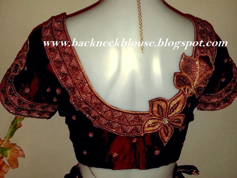 BACK NECK BLOUSE READY MADE AND CUSTOMIZED DESIGNER BLOUSE WITH BLOUSE