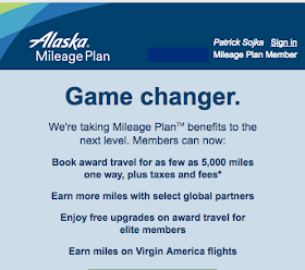 Alaska Mileage Plan Chart