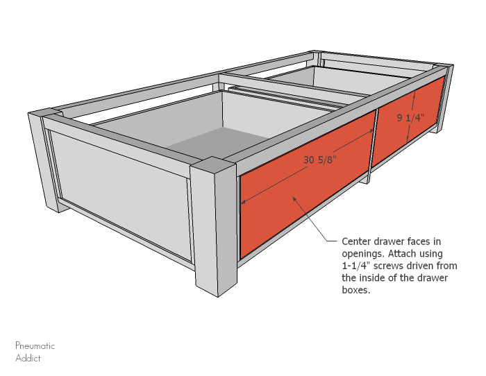 How to Build a Futon Base with Storage Drawers Pneumatic Addict