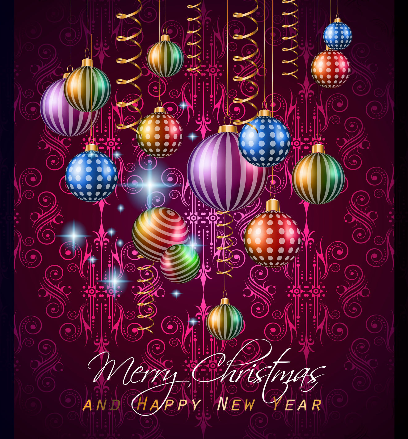 Banco de Imágenes Gratis: Merry Christmas and Happy New Year 2015