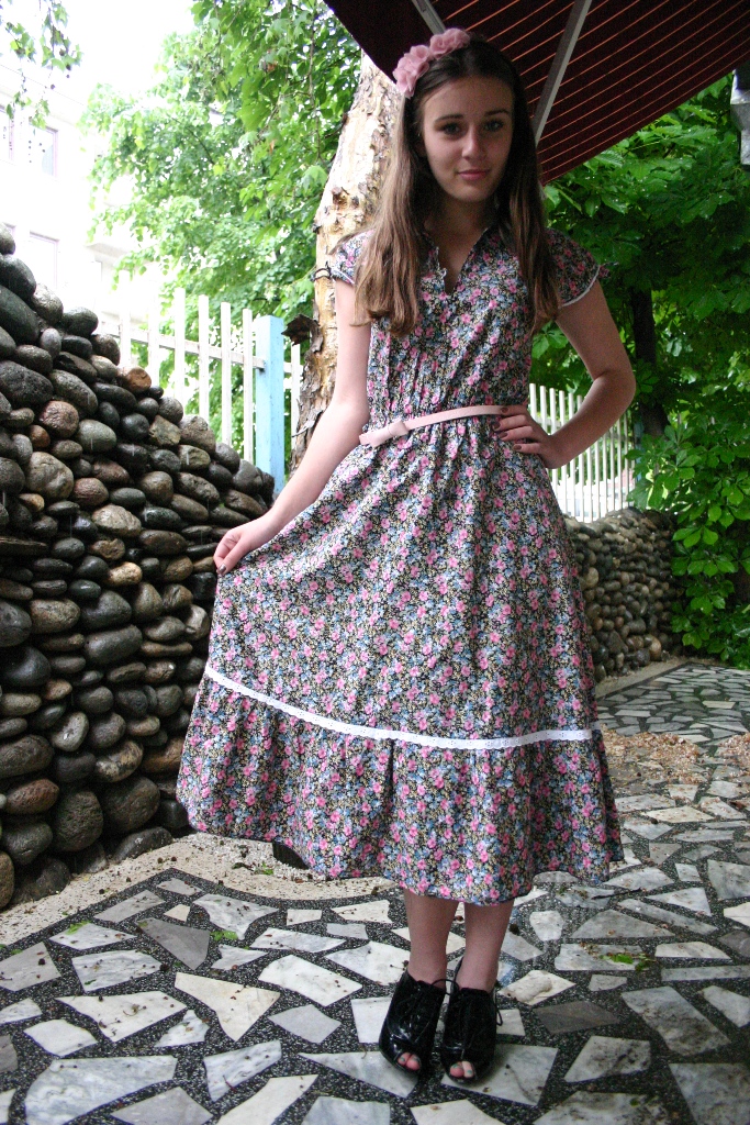 Hip Vintage: Outfit 13 | Floral long dress