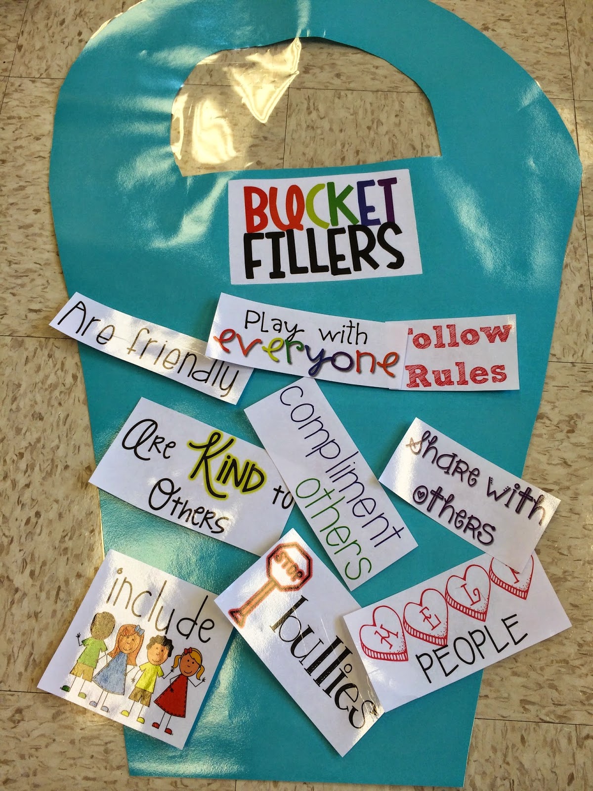 Ms. Sepp's Counselor Corner Lee Roadrunners are Bucket Fillers!