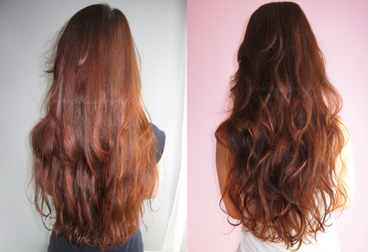 metamorfoza włosów, włosy przed i po