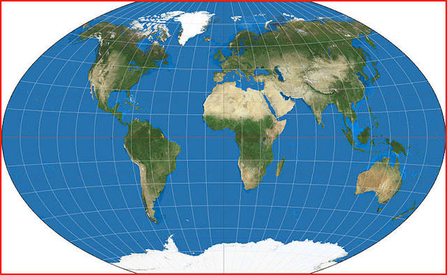 World map on the Winkel tripel projection image: World map on the Winkel tripel projection