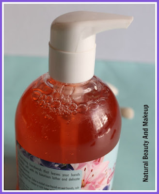 Inatur Herbals, Orchid & Lily Nourishing Hand wash Review on Natural Beauty And Makeup blog