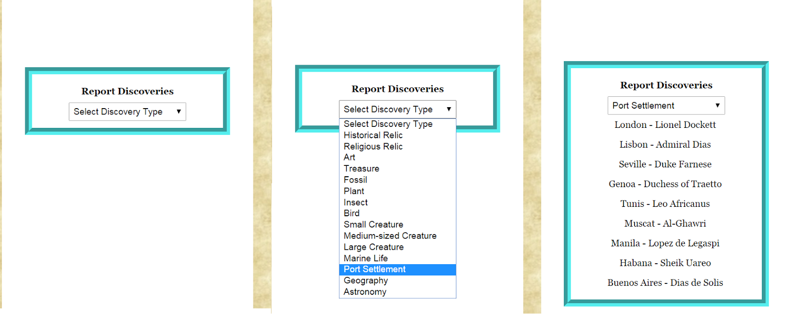 Discovery Report Tool