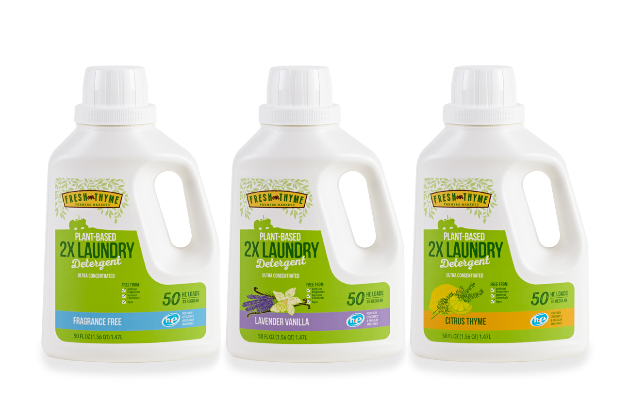 Fresh Thyme PlantBased Household Cleaning Products Packaging Of The