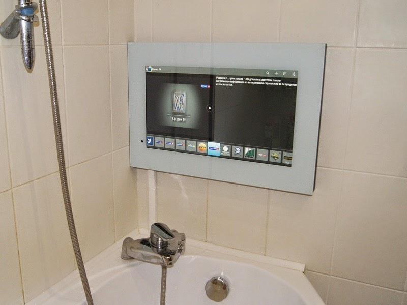 AvisTV: Установка навесного телевизора для ванной AVIS (на примере ...