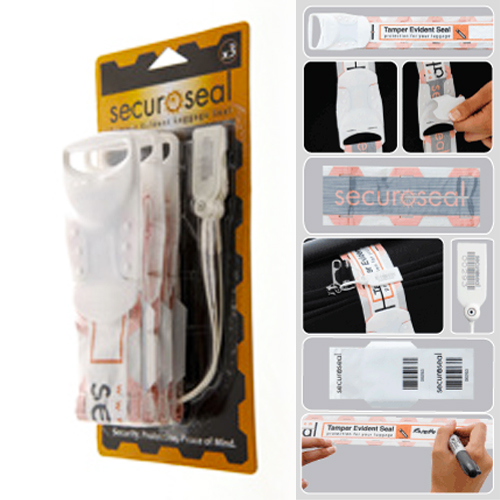 Survive the Elements Securoseal Tamper Evident Luggage Seal Pack of 3