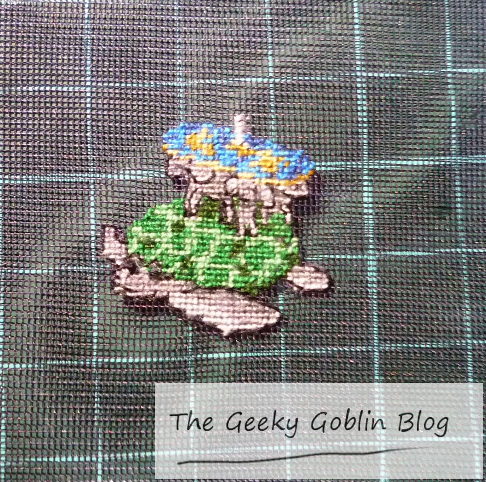 The Geeky Goblin Discworld cross stitch pattern