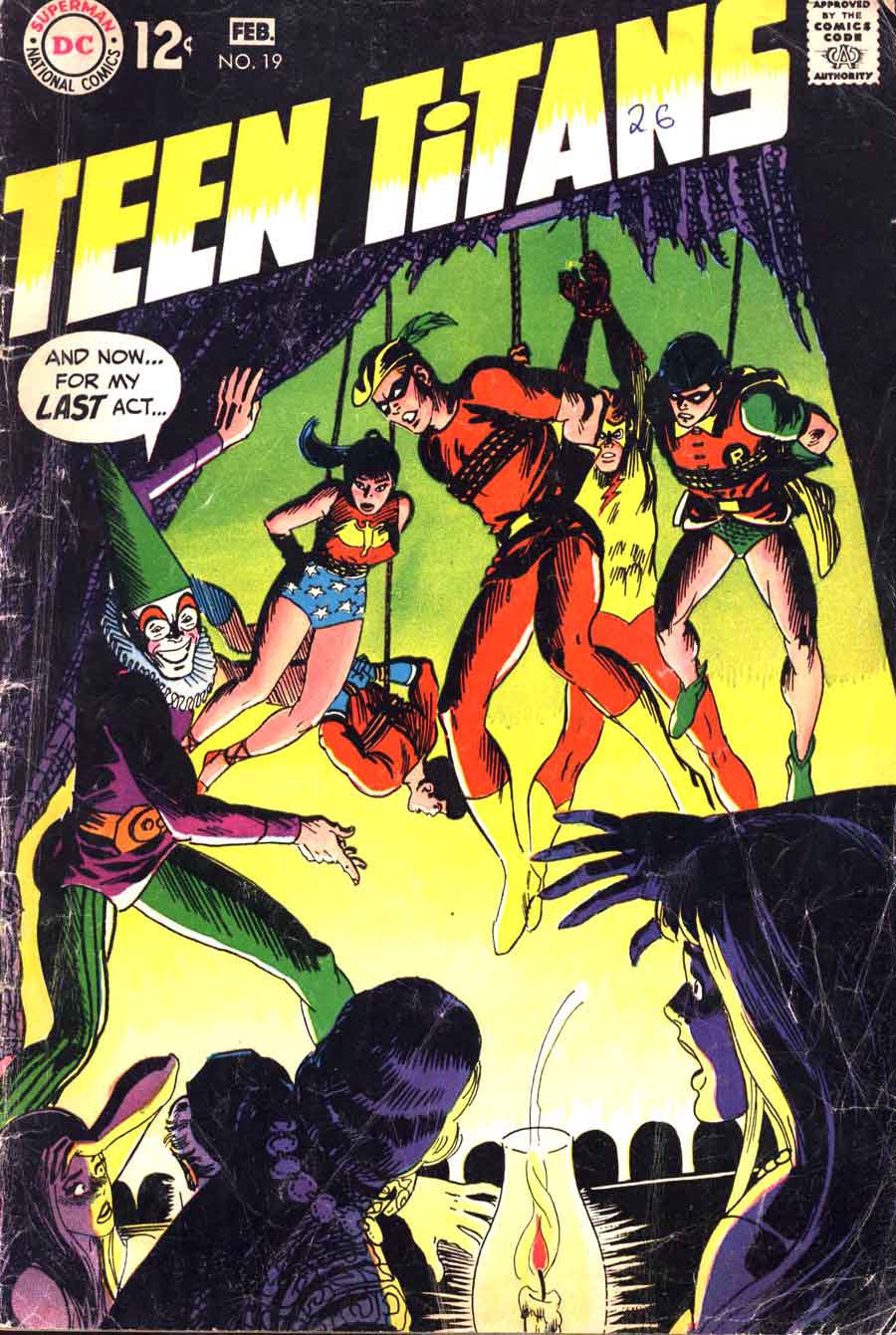 Teen Titans v1 #19 dc comic book cover art by Nick Cardy