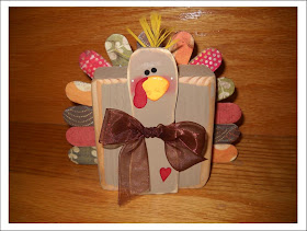 It's Written on the Wall: Thanksgiving Crafts-Paper/Wood Pumpkins ...