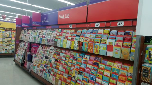 A big collection of cards srating at 47 cents.